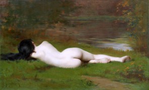 Léon Auguste César Hodebert_1852-1914_Le Repos (La nymphe de l'étang).jpg